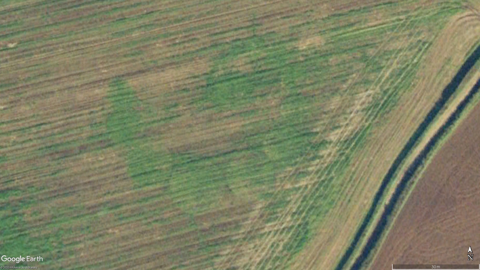 Newton St Loe (2), Somerset crop circle, aerial photo 9