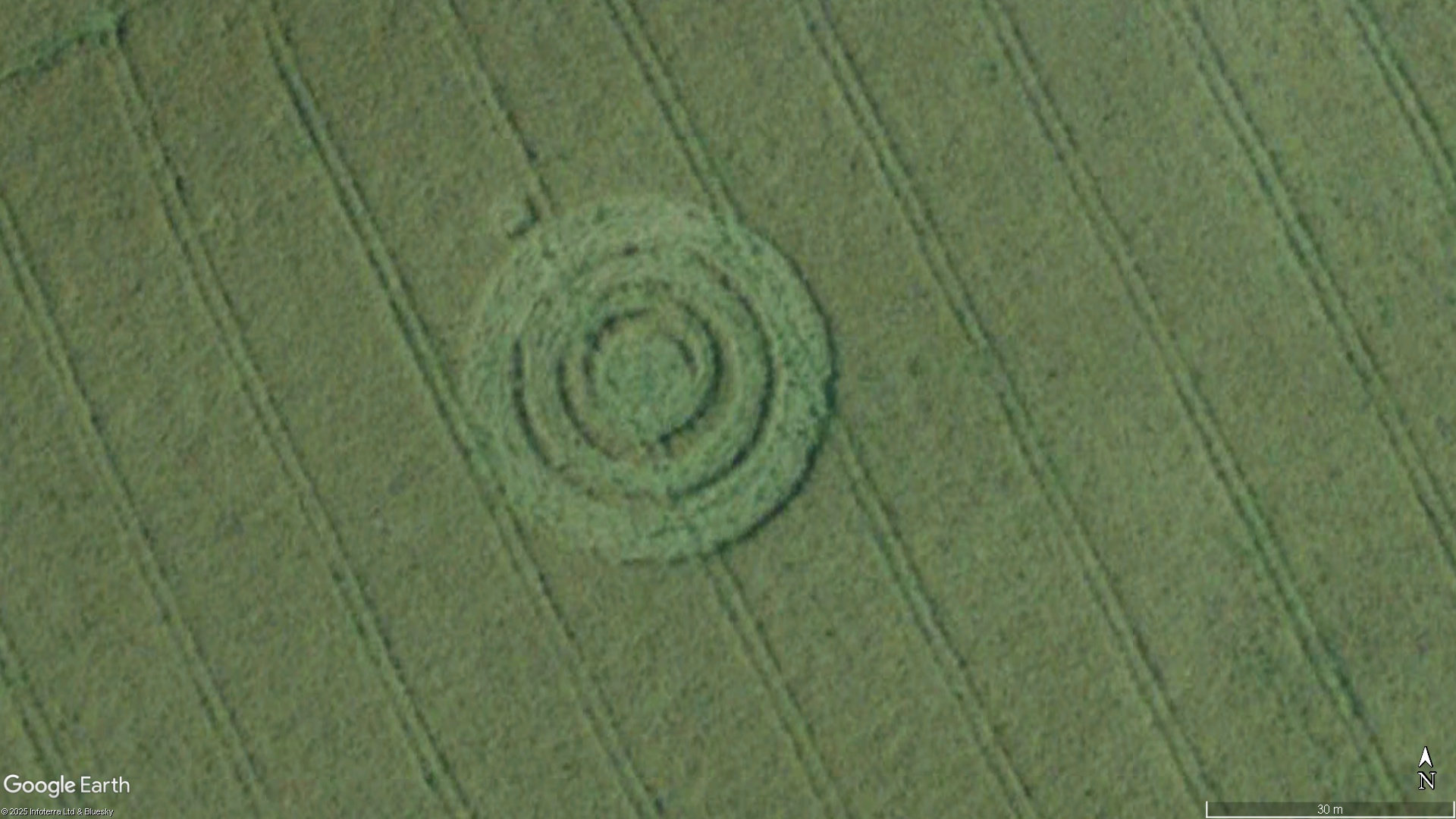 Tormarton, Somerset crop circle, aerial photo 7