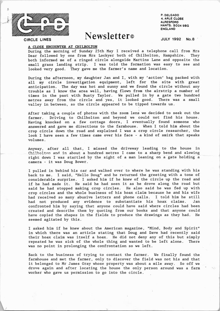 CPD Newsletter #8 July 1992