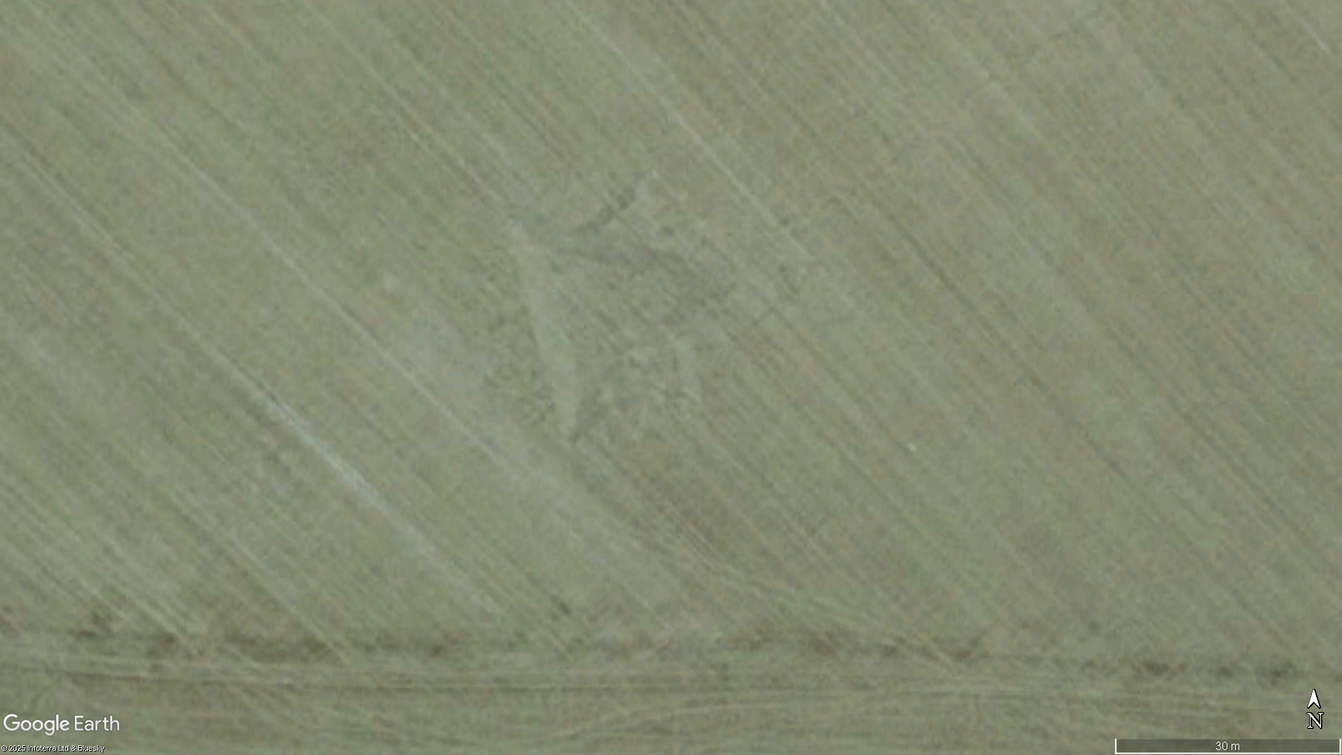 The Pilgrims Way, kent crop circle, aerial photo 8